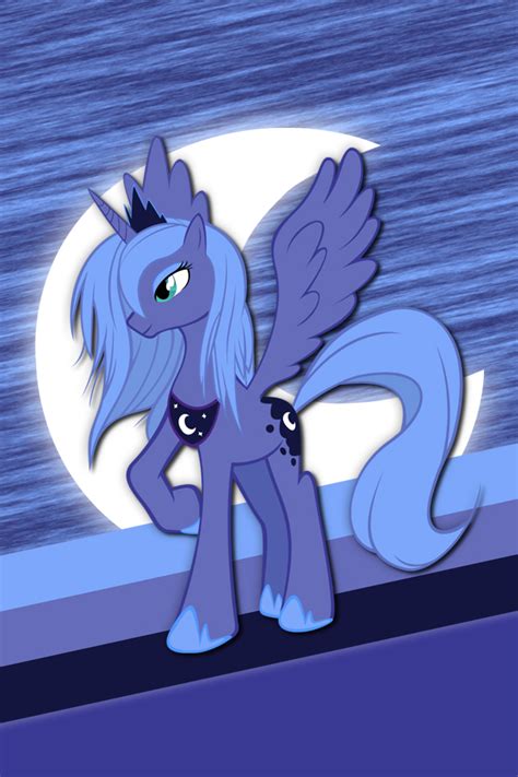 Princess Luna Wallpaper For Iphone By Pappkarton All Wallpapers My