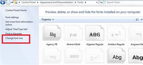 How To Change Font Size In Windows 7 Desktop Or Laptop