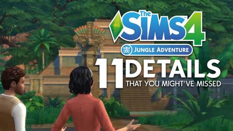 The Sims 4 Jungle Adventure Official Assets Boxart Renders Screens
