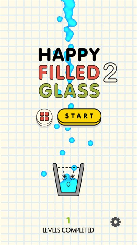 🕹️ Play Happy Filled Glass 2 Game Free Online Path Making Water