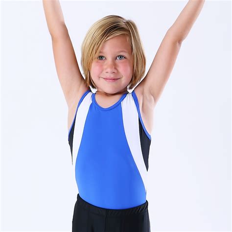 Nt17067 Sleeveless Patchwork Boy Gymnastics Leotardsschool Sport