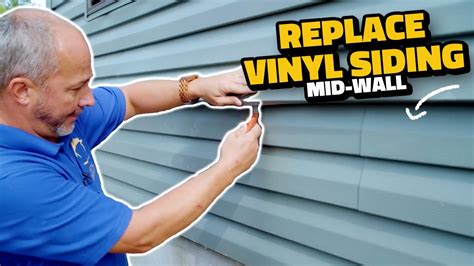 How To Replace Damaged Vinyl Siding Youtube