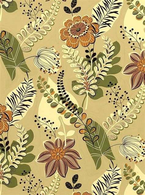 50s Floral Print 1950s Patterns Pattern Design Inspiration Pattern Art
