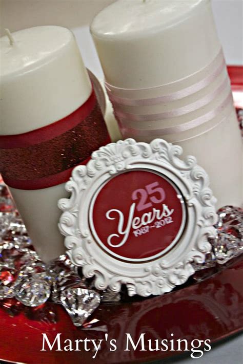 Wedding anniversary party theme ideas. 25 Year Wedding Anniversary Party Decor Ideas