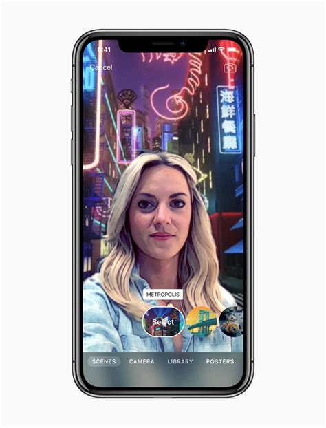 Clips Introduces Selfie Scenes For Degree Selfies On Iphone X Apple