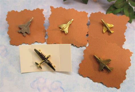 Military Aircraft Lapel Hat Tack Pin Lot Vintage Fighter Jet Etsy In