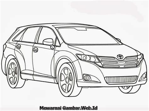 Contoh mewarnai gambar mobil yang keren dari berbagai jenis. Mewarnai Gambar Mobil Toyota | Mewarnai Gambar