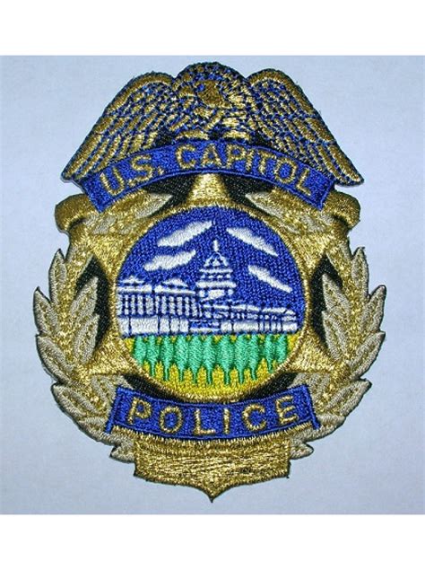 Us Capitol Police Badge Patch