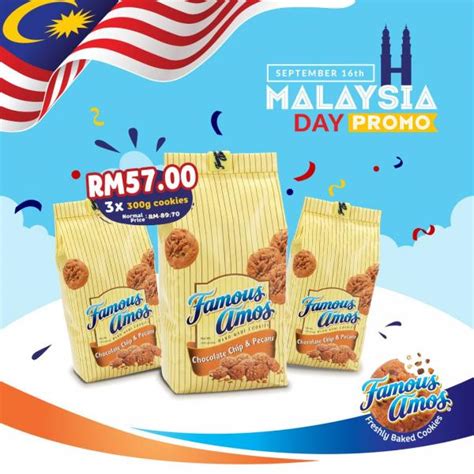 Amazon malaysia price list for april, 2021. Famous Amos Malaysia Day Online Promotion (12 September ...