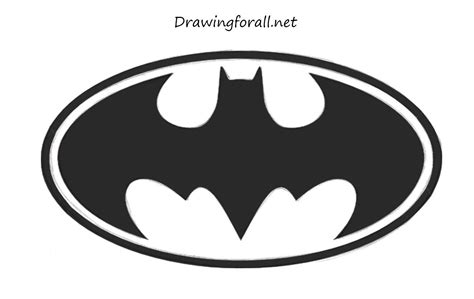 How To Draw Batmans Logo