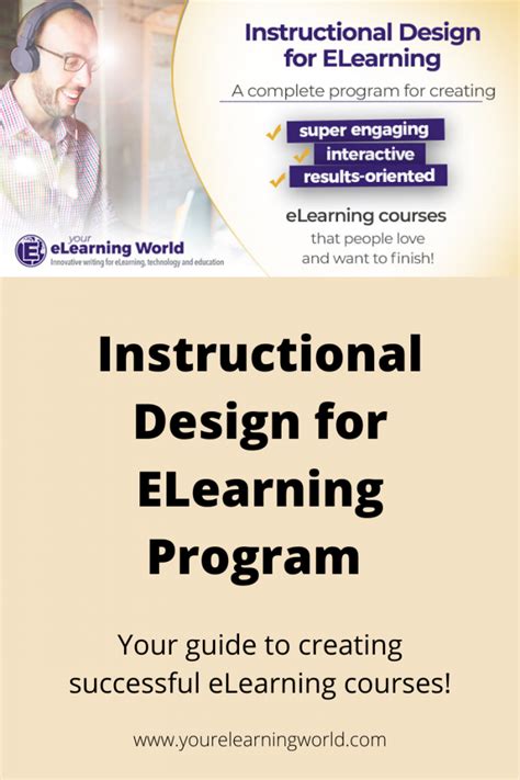 Instructional Design For Elearning Program Your Guide To Creating