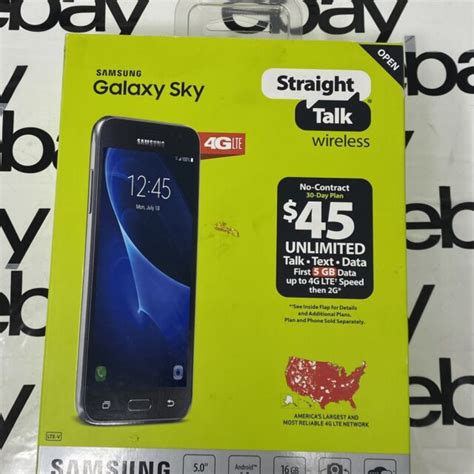 Straight Talk Samsung Galaxy J7 Sky Pro 16gb Prepaid Smartphone For