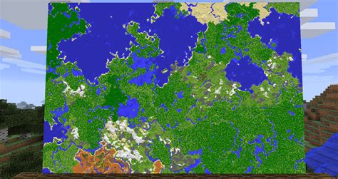 Minecraft Whole World Map