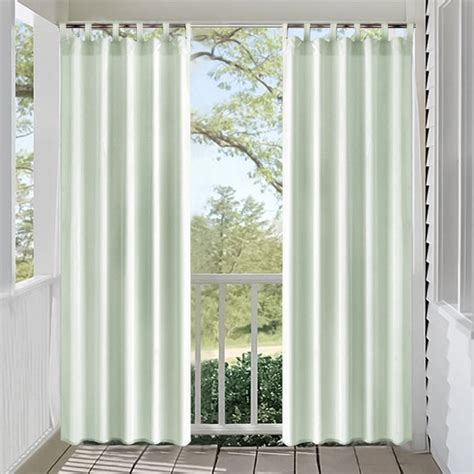 Velcro Window Curtain Panel 50x96in Creamy White Agfabric