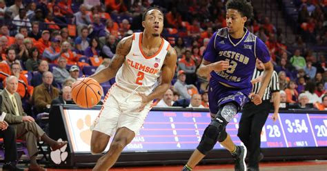 Western Carolina at Clemson basketball