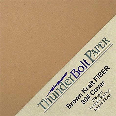 200 Brown Kraft Fiber 80 Cover Paper Sheets 4 X 4 4x4 Inches Small