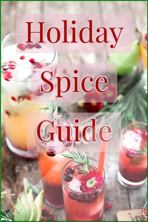 Holiday Spice Guide Holiday Spice Guide Cooking My Pounds Off