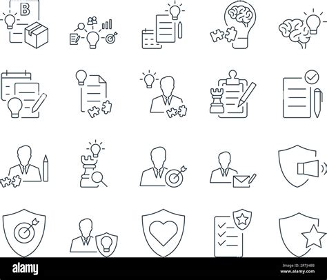 Branding Icons Set Identity Positioning Logo Guidelines Editable
