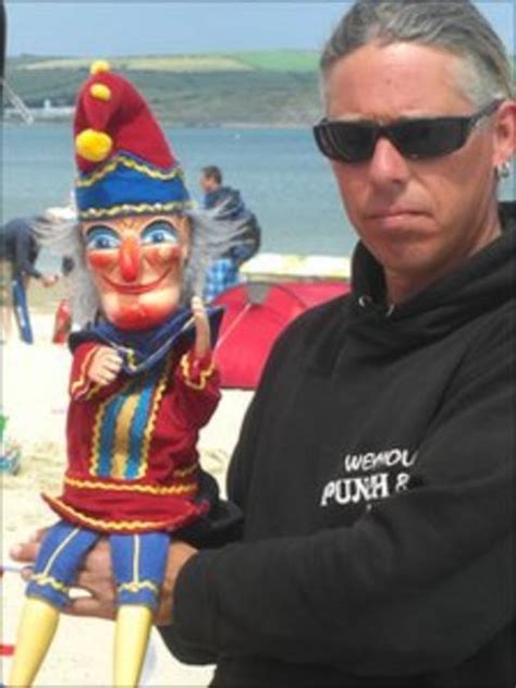 Olympic Campaign For Weymouth Punch And Judy Act Bbc News