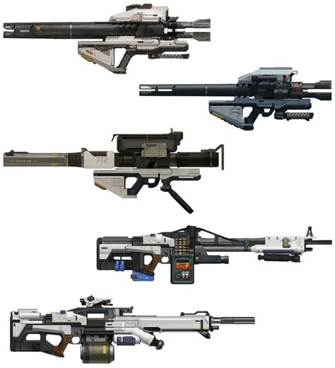 Destiny Ultimate Concept Art Collection Games Sci Fi Weapons Weapon