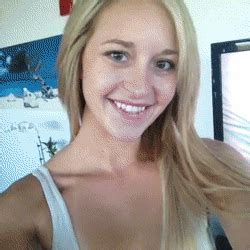 Sexy Blonde Taking A Selfie Gif Of Her Flashing Her Perfect Body Sex