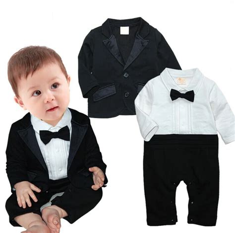 2pcsset Babys Sets Kids Boys Blazers Cotton Boy Bodysuits Gentleman