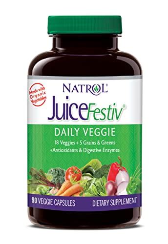 Natrol Juicefestiv Daily Fruit And Veggie With Selenoexcell And Gourmetian