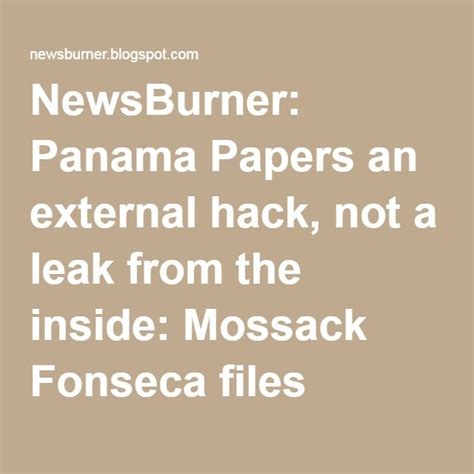 Pin On Panama Leaks Panama Papers