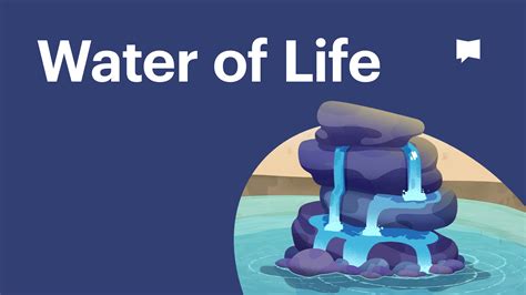 Water Of Life Biblical Theme