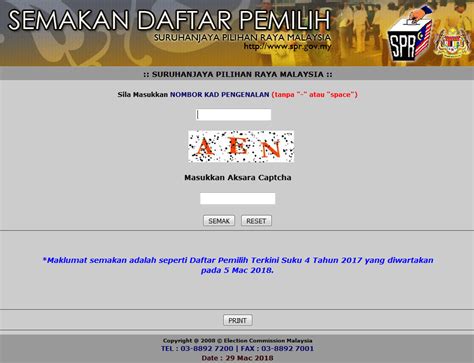 Dengan adanya sistem spr daftar online ini, ia memudahkan pemilih baru untuk mendaftar dan juga membantu menukarkan alamat untuk mengundi. 3 Langkah Mudah Semakan Daftar Pemilih PRU14 2018 - lepak ...