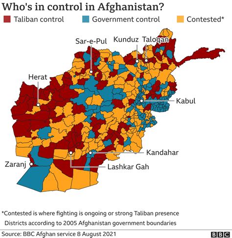 Afghanistan War Taliban Capture Three Regional Capitals Bbc News