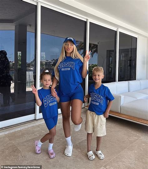 Tammy Hembrow Fans Cant Get Over How Much Her Son Wolf Six Has Grown Daily Mail Online