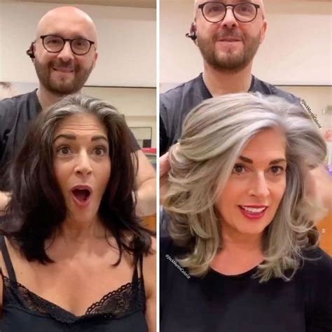 Hairdresser Encourages Women To Embrace And Rock Their Gray Hair Grey
