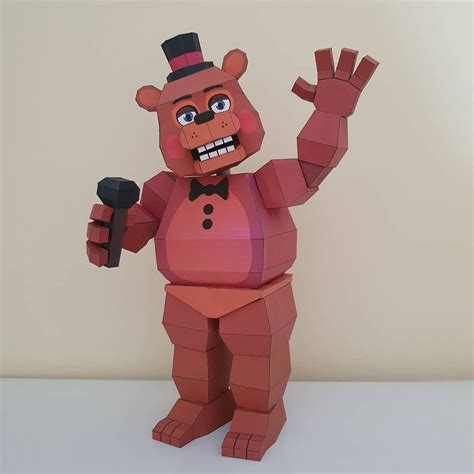 Toy Freddy Papercraft Template In Comments Fivenightsatfreddys