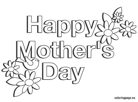 Mom's love homemade art work. happy coloring pages - Bing Images | Mothers day coloring ...