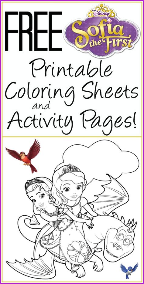 Add color to this scene featuring sofia and her friends. FREE Printable Sofia the First Coloring Pages, Activity ...