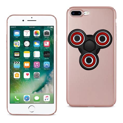 Iphone 7 Plus 6 Plus 6s Plus Case With Led Fidget Spinner Clip On In