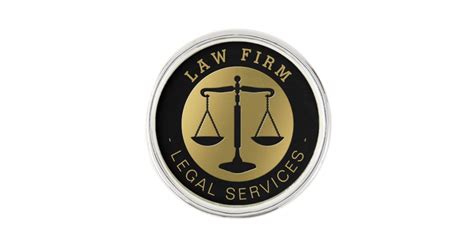 Law Firm Legal Services Gold Lapel Pin Zazzle