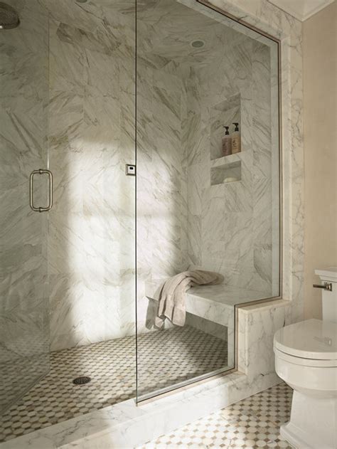 What type of bathroom bench or stool is your favorite? Stone Shower Bench Home Design Ideas, Pictures, Remodel ...