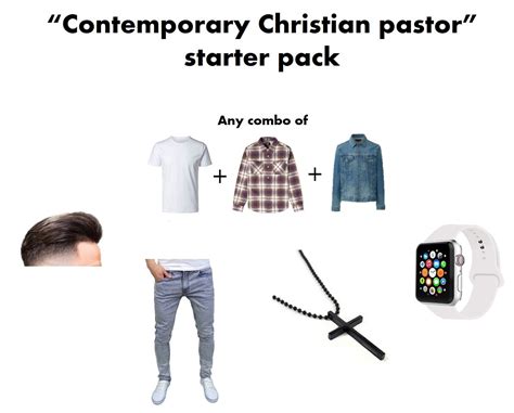Contemporary Christian Pastor Starter Pack Starterpacks