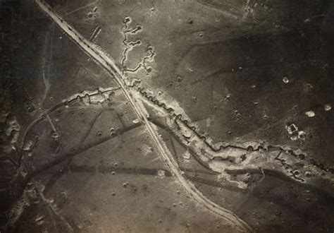 aerial view of trenches on asiago plateau december 8 1917 world war i italy 20th century