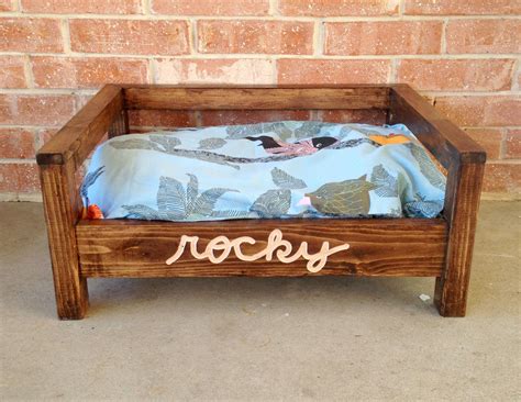 Raised Diy Wooden Dog Bed Woodworking