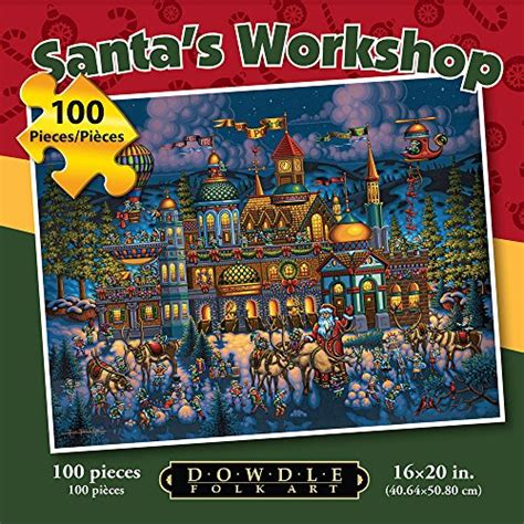 Buy Jigsaw Puzzle Santas Workshop 100 Pc By Dowdle Folk Art Online