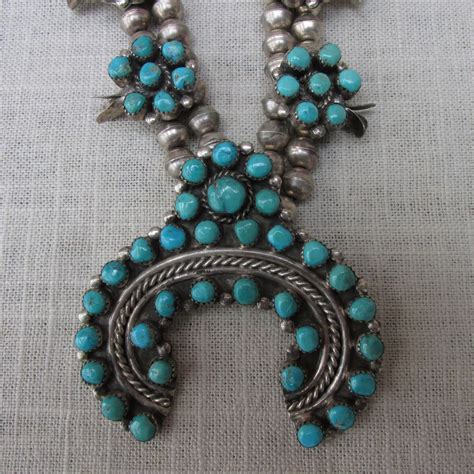SOLD IRENE PAYLUSI Zuni Snake Eye Turquoise And Sterling Silver