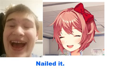 I Tried To Imitate Sayoris Iconic Smile And This Was The Best I Could