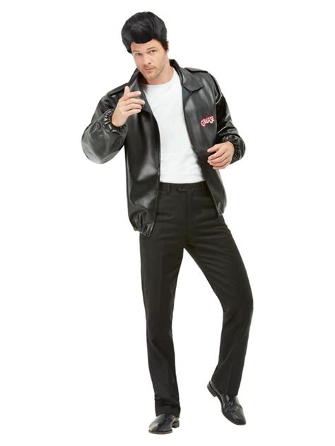 Mens T Bird Grease Jacket Embroidered Logo Official Licenced 50s