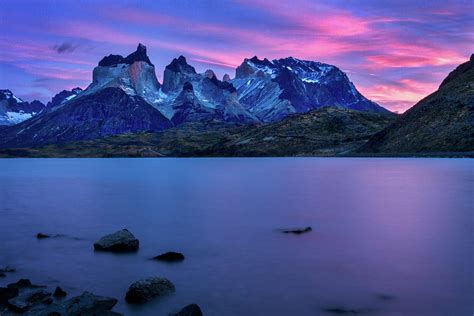 Sunrise At The Cuernos Patagonia Photograph By Stuart Litoff Fine