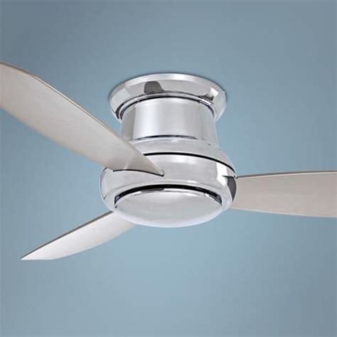 Free shipping on orders over $75. 52" Concept II Polished Nickel Flushmount LED Ceiling Fan ...