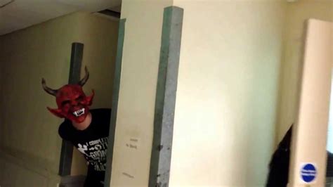 scare prank devil mask youtube