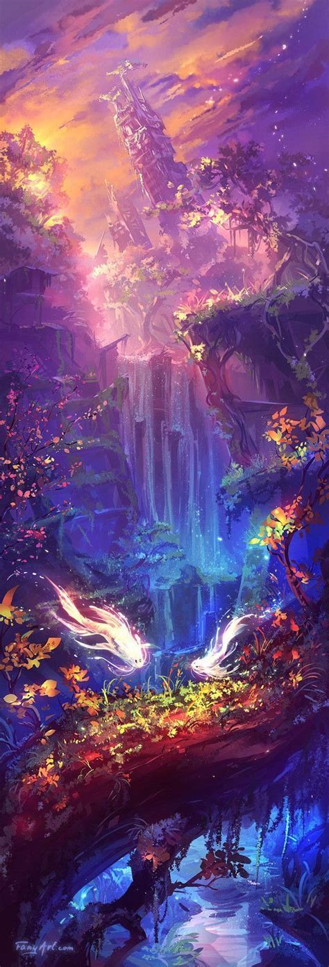 Anime Landscape Phone Wallpapers Wallpaper Cave